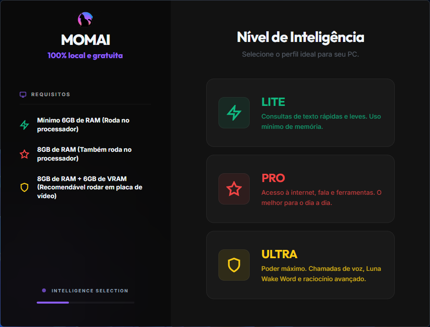 MomAI Nova Interface