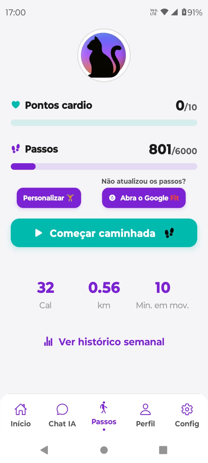 Contagem de Passos